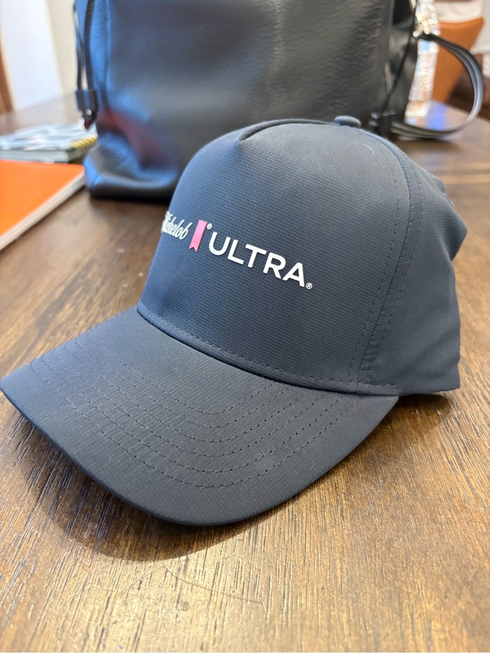 Michelob Ultra Beer Black SnapBack Baseball Hat / Golf Hat New